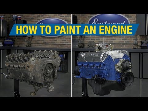 How to Paint an Engine - 2K AeroSpray High Temp Paint & Metal Blackening System - Eastwood