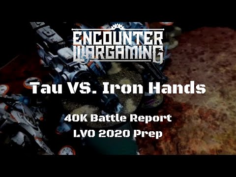 NEW Iron Hands Space Marines Bat Rep VS Tau - Warhammer 40k - ITC LVO 2020 Prep
