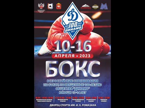 Всероссийские соревнования по боксу, посвященные 100 - летию общества 'Динамо' 13-14 лет