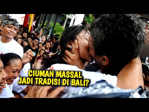 Omed Omedan, Tradition of Kissing, Hugging and Tugging, Sesetan Village, Denpasar, Bali