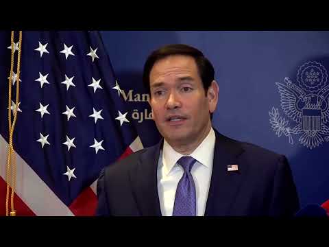Rubio says Gulf states do not support tolls in the Strait