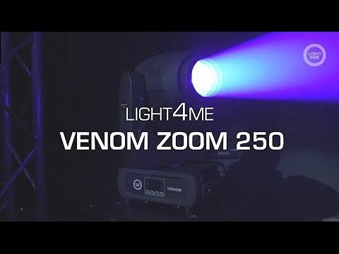 LIGHT4ME VENOM ZOOM 250 - głowa ruchoma LED 250W Beam / Spot / Wash