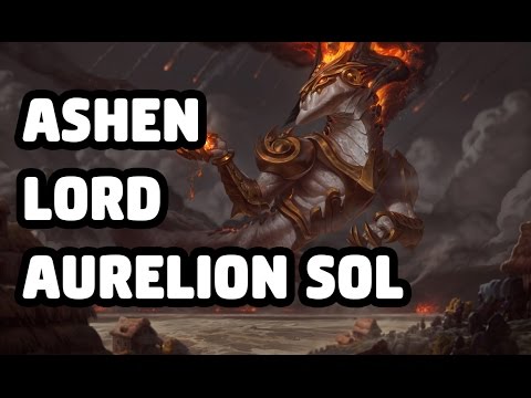 ASHEN LORD AURELION SOL SKIN OLD SPOTLIGHT - LEAGUE OF LEGENDS