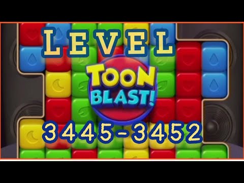 Level 3445 - 3452 #khryzagjvlogs #games #toonblast Toon