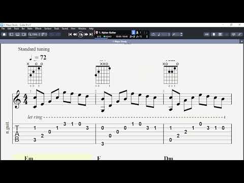 Classical Guitar Study C Major (Il Viaggio)