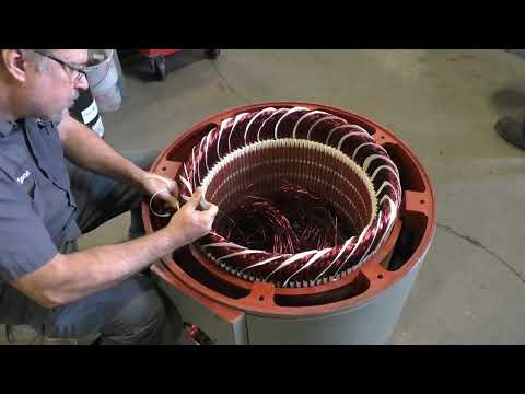 Winding and Assembly of 125 HP Electric Motor