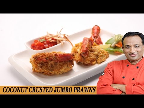 Coconut Crusted Jumbo Shrimp Recipe with Philips Airfryer by VahChef