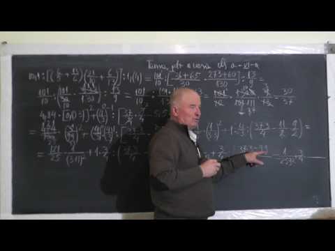 3/3 Lect 1312 Operatii in Q Transformarea Fractiilor zecimale in Fractii ordinare si invers Clasa 6