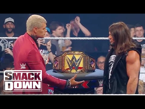 WWE SmackDown Preview, Start Time, How To Watch (5/3): Cody Rhodes And AJ Styles Face-To-Face