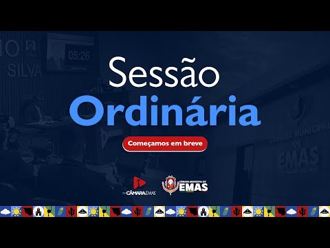10ª SESSÃO ORDINÁRIA DO 2ª ANO  DO BIÊNIO 2025/2026  - CÂMARA MUNICIPAL DE EMAS - PB