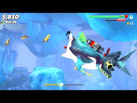 Daily Contest Live Swim Far in Arctic Ocean - Hungry Shark World