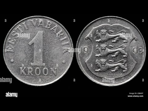 One Kroon coin EESTI VABARIIK 1993