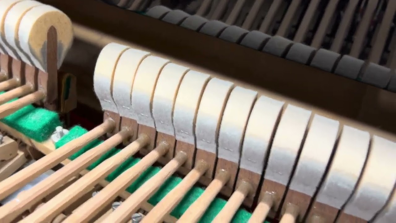 ディアパソン210E のハンマーと弦の状態