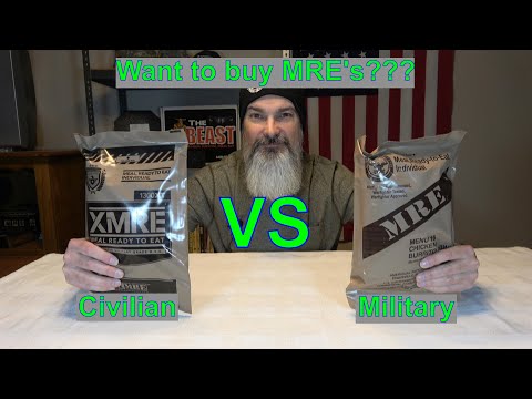 Buying MRE's...Civilian or Military???? Lets find out,