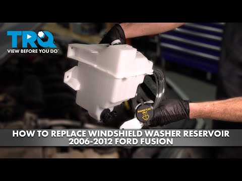 How to Replace Windshield Washer Reservoir 2006-2012 Ford Fusion