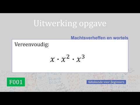 Uitwerking opgave F001 met formuleblad