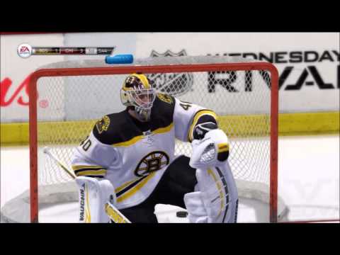 NHL 14 Demo Boston Bruins vs Chicago Blackhawks Gameplay HD