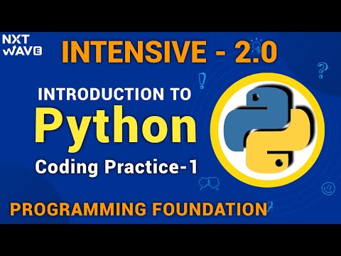 Python Coding Practice 1 Answers Python Nxtwave Intensive 2 0