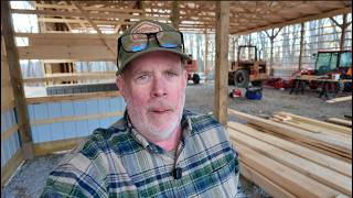 Most Exciting and Productive week in Years, Major Barn Build Progress