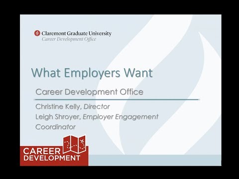 What Employers Want