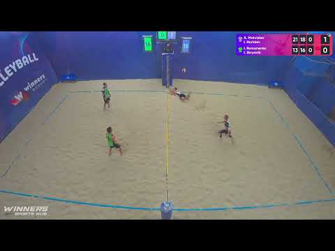 12:50 A. Matvieiev / I. Horiaiev - I. Romanenko / I. Skrynnik 14.11.2022 | Winners Beach Volleyball