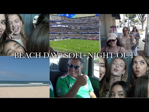 Beach day + Mexico soccer game + GNO