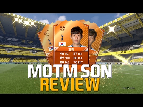 FIFA 17 ULTIMATE TEAM MOTM SON REVIEW!!! | JUST RELEASED MOTM CARD (85 RATED) BEAST PL STRIKER || OP