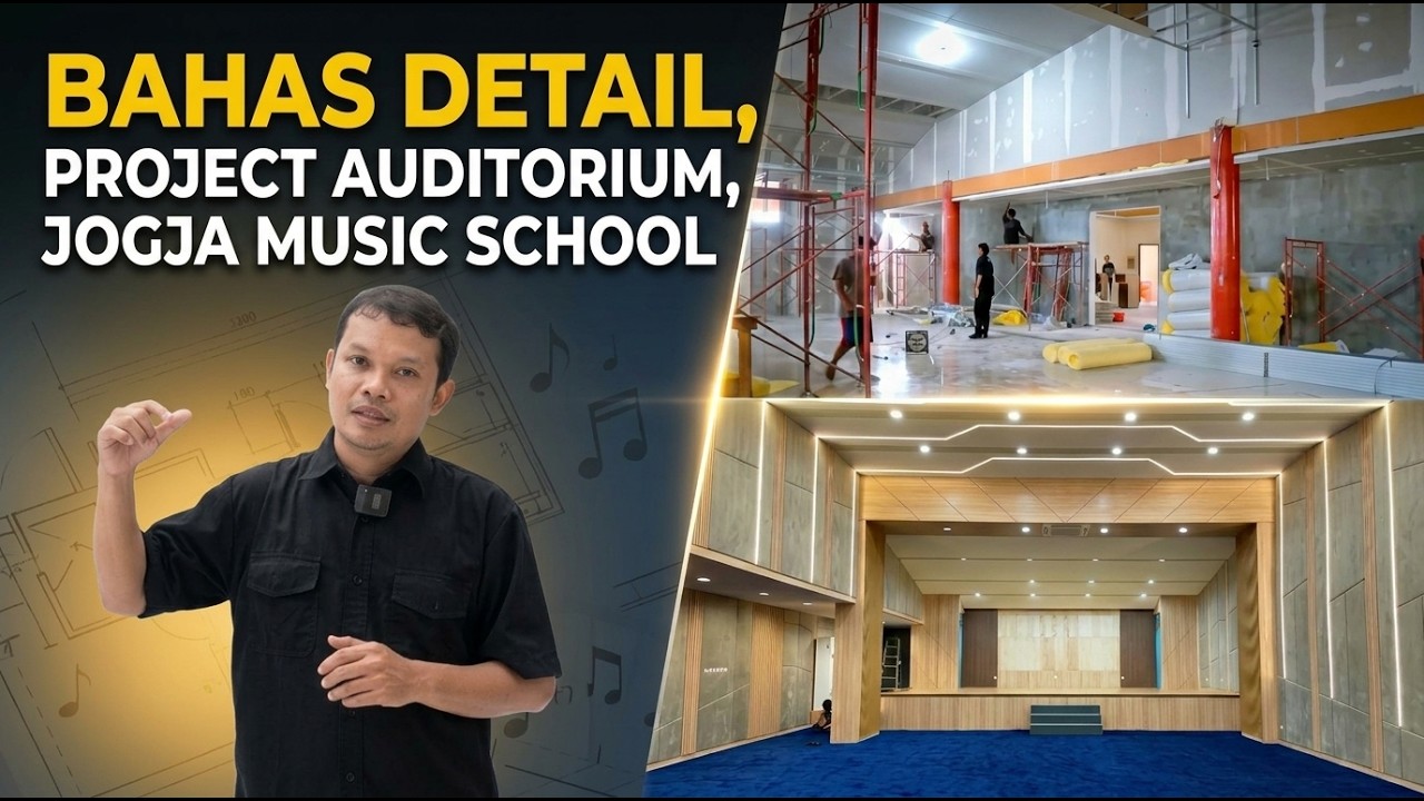 REVIEW PROJECT: Auditorium Jogja Music School! Mewah & Modern