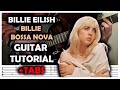 Billie Eilish - Billie Bossa Nova (Guitar Tutorial Cover + TABS)
