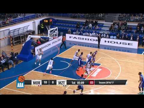 ABA Liga 2016/17, Round 13 match: Mornar - MZT Skopje Aerodrom (10.12.2016)