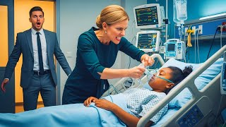 Миллионер-отец навещал свою больную ПРИЁМНУЮ ЧЕРНОКУЖУЮ ДОЧЬ в больнице — и то, что сделала его жена