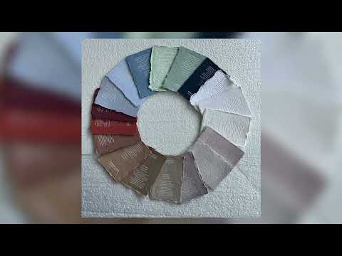 Cotton Rag Handmade Paper In Various Colors For Journals