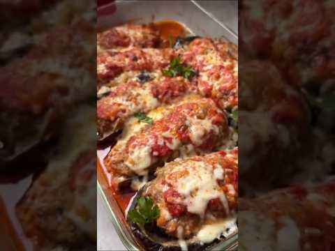Making our Stuffed Eggplant again this week🍆 and it’s not just anyyy stuffed eggplant recipe, it’s