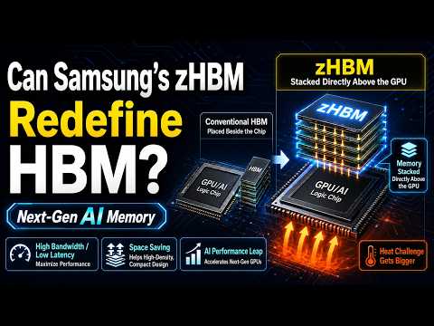 Memory on Top of the GPU: Samsung's zHBM Vision