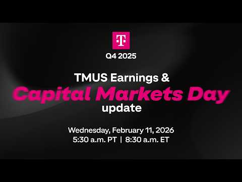 T-Mobile Q4 2025 Earnings and Capital Markets Day Update Livestream