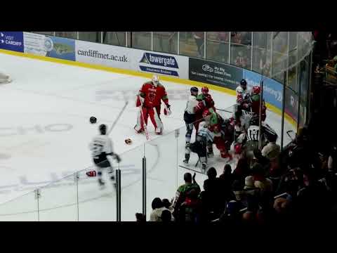 Cardiff Devils vs Coventry Blaze EIHL End of Game Mini Brawl 28-12-24