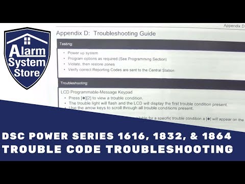 Alarm System Store Tech Video - DSC Trouble Codes