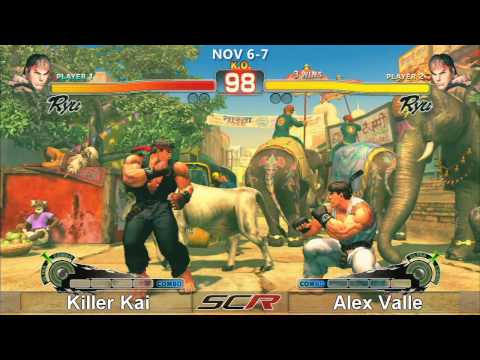 Socal Regionals 2010 - SSF4 Pools -  killer kai vs Alex Valle