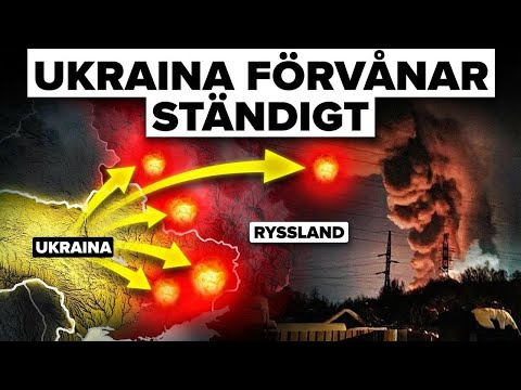 Historisk natt för Ukraina – Allt står i brand i Ryssland