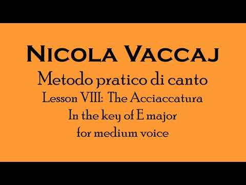 Lesson 8, Acciaccaturas