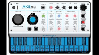 Video thumbnail for Behringer AKS MIni Analog Synthesizer Concept by Todd Smith Music