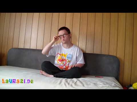Axels - Gebärden zu Warum? (mit Gebärdensprache) mit Down-Syndrom