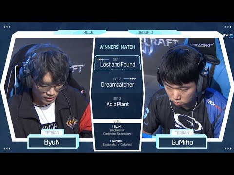 [2018 GSL Season 2] Code S Ro.16 Group D Match3 ByuN vs GuMiho