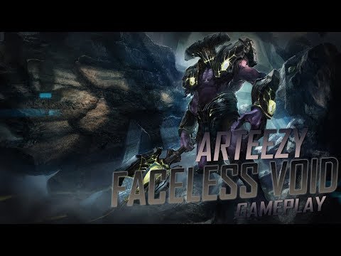 Arteezy playing Faceless Void (Gameplay)