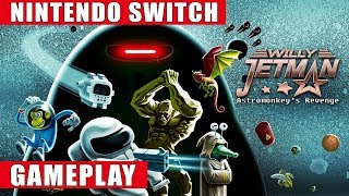 Willy Jetman: Astromonkey's Revenge Nintendo Switch Gameplay