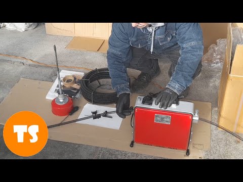 Ⓜ️THE BEST: Drain Cleaner Machine CQ-100 #pipecleaners #draincleaning