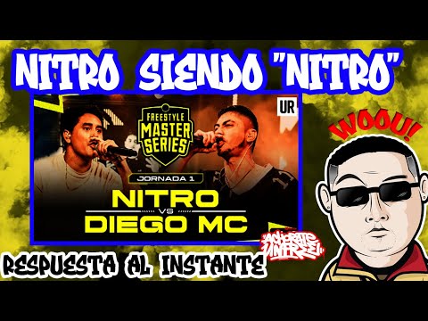 REAC- 🇨🇱NITRO VS DIEGO MC🇵🇪 "EL GOD DE LA RESPUESTA" LOKURAAAAA