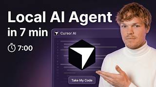 How To Create a Local AI Agent in 7 min with Cursor AI (take my code)