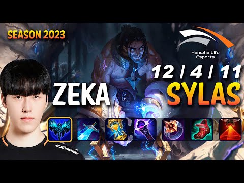 HLE Zeka SYLAS vs JAYCE Mid - Patch 13.23 KR Ranked