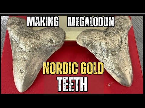  Nordic Gold Megalodon Teeth - Awesome Sand Casting- Trash To Treasure 